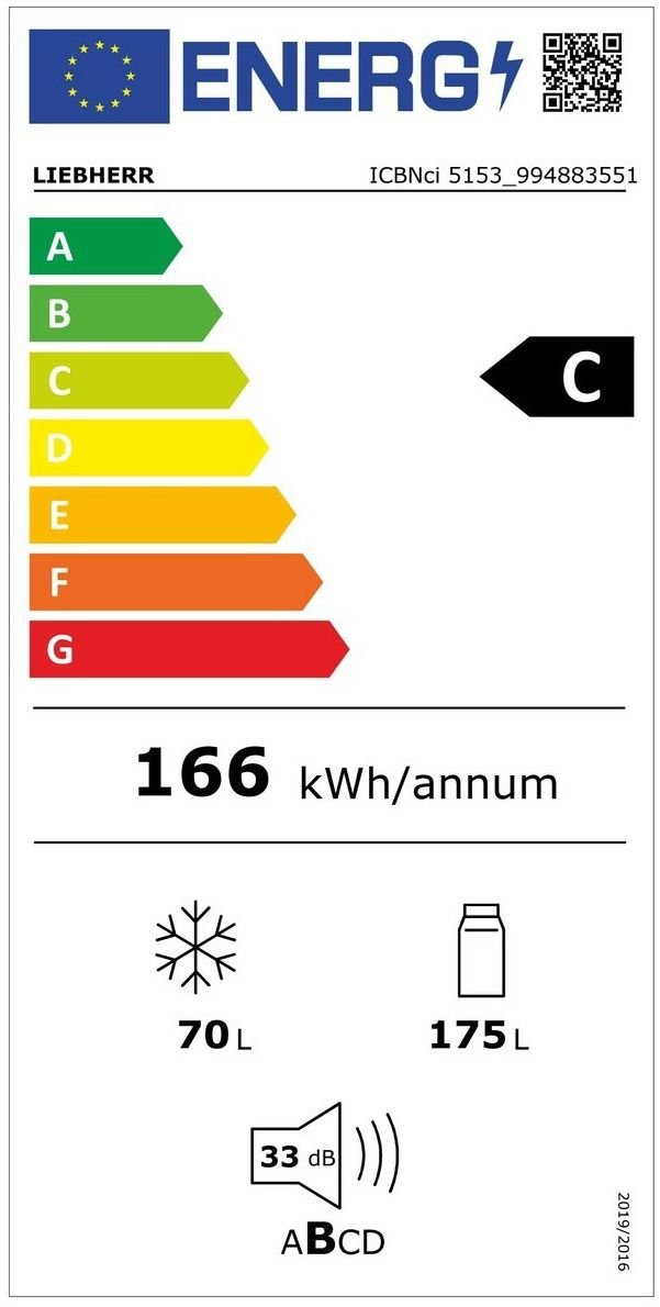 Холодильник встраиваемый Liebherr ICBNci 5153 Prime BioFresh NoFrost